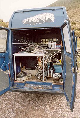 b auto beladen heck